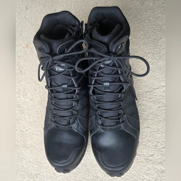 Reebok Trailgrip Tactical Mens 8" Leather Waterproof Insulated Boots Black Sz 15 - Picture 3 of 10